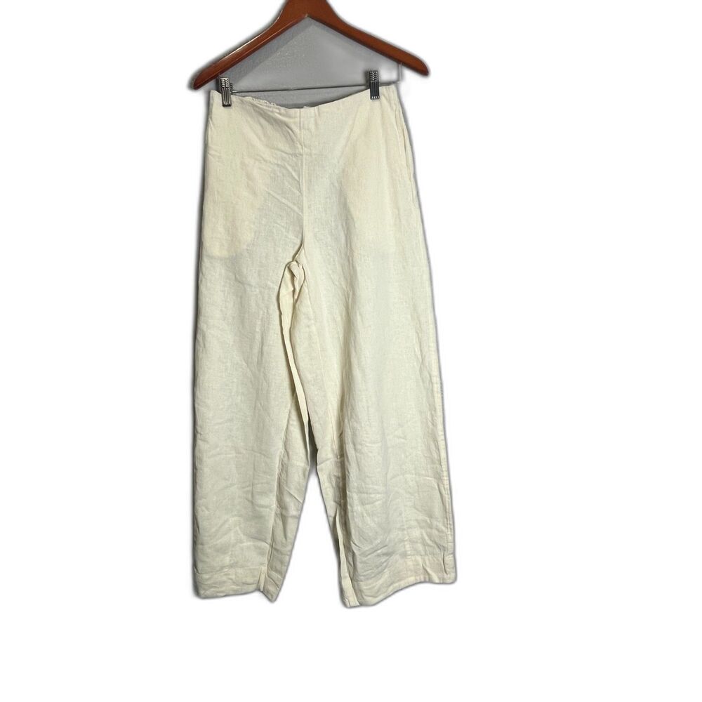 Free People Demi Wide Leg Linen Blend Pants Size XS NWOT - Picture 7 of 10